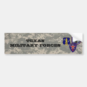 digital camo - TXSG -TX military forces Bumper Sticker