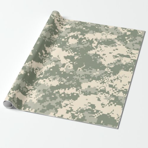 DIGITAL CAMO WRAPPING PAPER