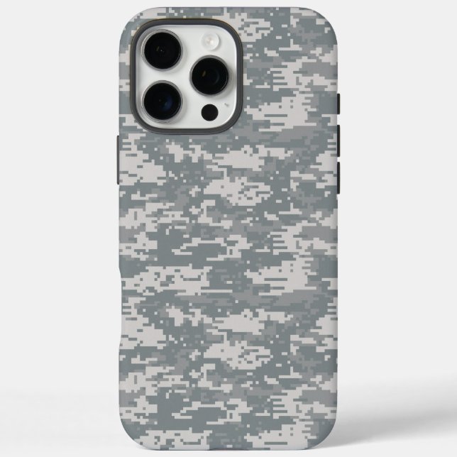 Digital Camouflage Army Marpat Gray Case-Mate iPhone Case (Back)