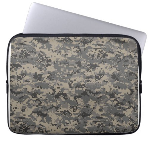 Digital camouflage military army pixel camo print laptop sleeve