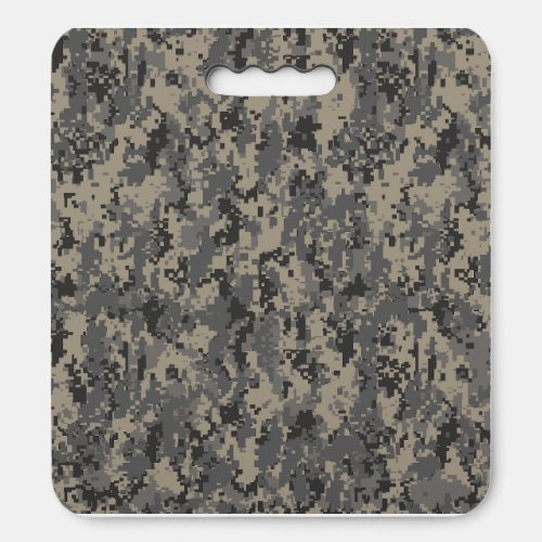 Digital camouflage military army pixel camo print seat cushion