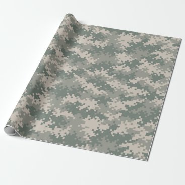 Digital Camouflage Wrapping Paper Digital Camouflage Wrapping Paper