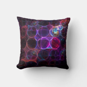Digital Cavitation Throw Pillow