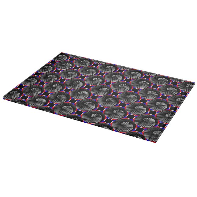 Digital Checker Yin Yang by Kenneth Yoncich Cutting Board (Corner)