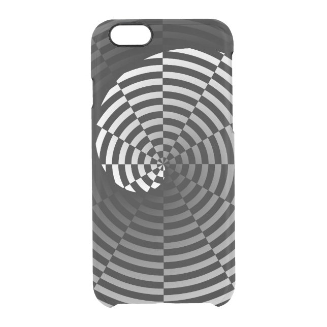 Digital Checker Yin Yang by Kenneth Yoncich Uncommon iPhone Case (Back)