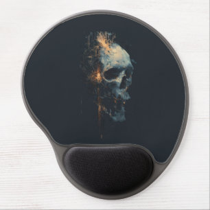 Digital Circuit Skull Tech Mousepad
