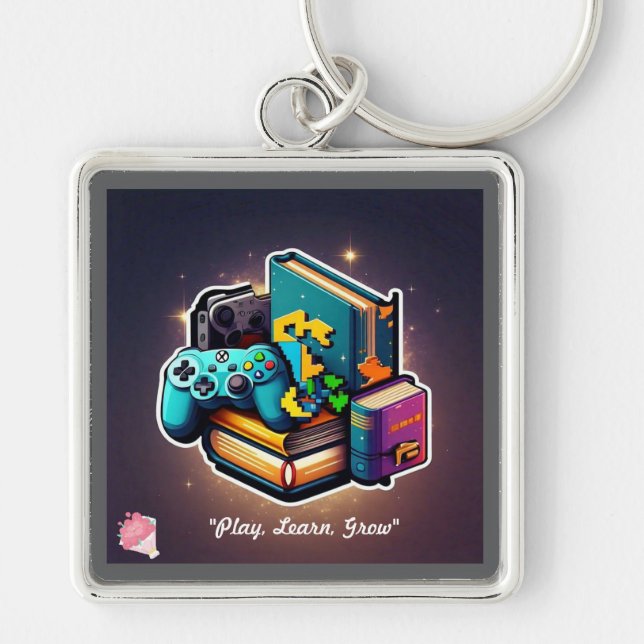 "Digital Classroom Quest" Keychain (Front)