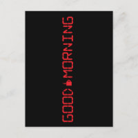 Digital Clock Good Morning Coffee Mug Early Birder