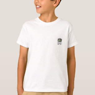 Digital Clock Time Display Kids T-Shirt