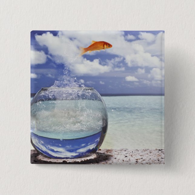 Digital composition pinback button (Front)