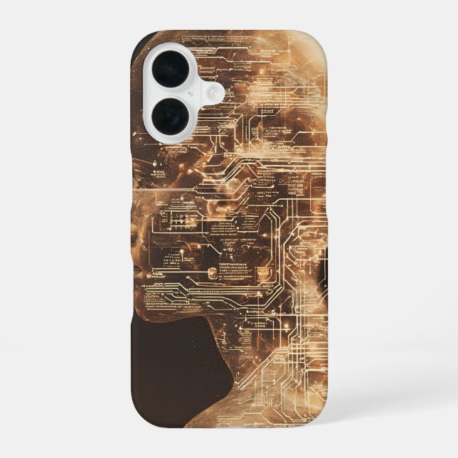Digital Consciousness Iphone Case (Back)