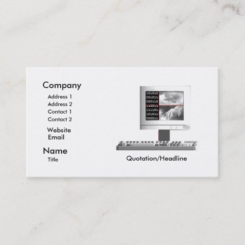 Digital Creation - Business Size Business Card