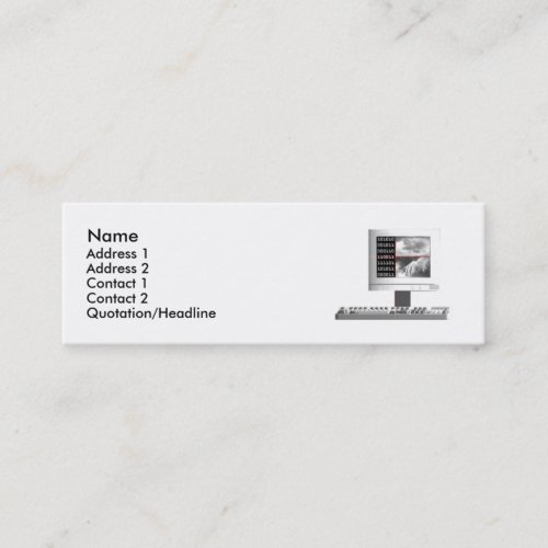 Digital Creation - Skinny Size Business Card