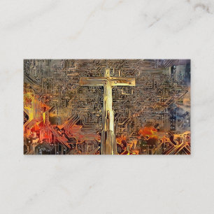 Digital Cross Business Card
