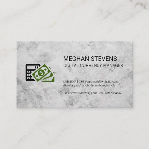 Digital Currency Manager  Accounting Appointment Card