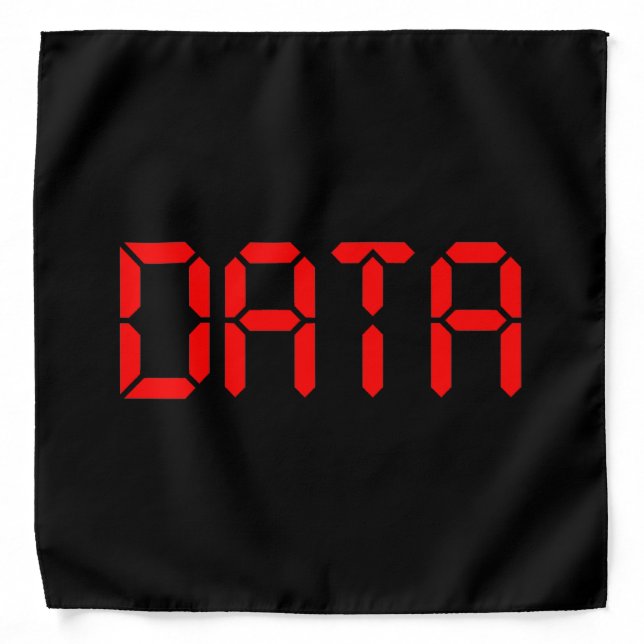 DIGITAL DATA BANDANA (Front)