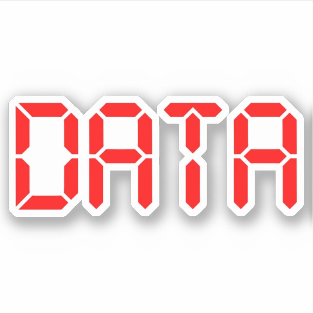 DIGITAL DATA STICKER (Front)