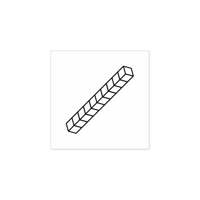 Digital decomposition in Base 10 Rubber Stamp (Imprint)