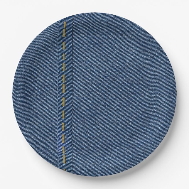 DIGITAL DENIM PAPER PLATES (Front)