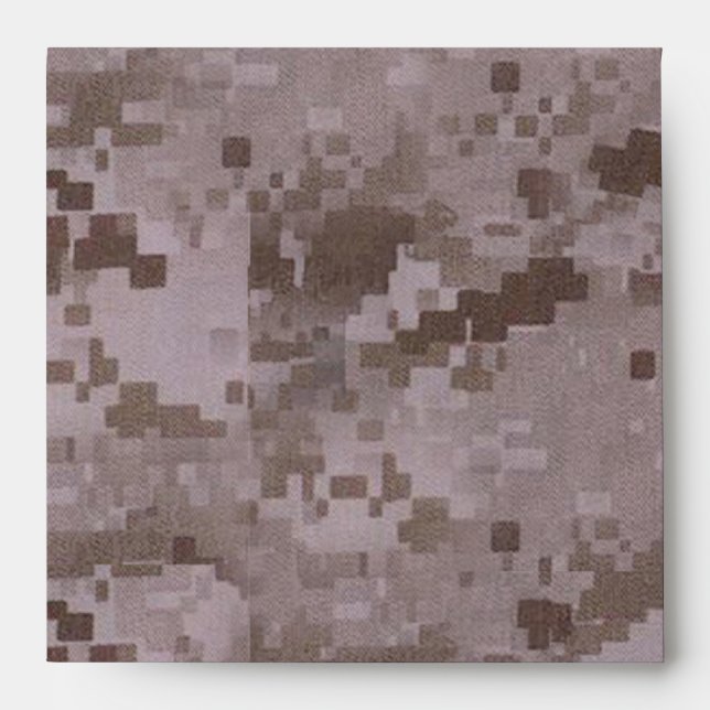 Digital Desert Camouflage Envelope (Front)