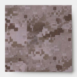 Digital Desert Camouflage Envelope