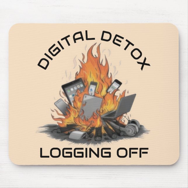 Digital Detox Mouse Pad (Front)