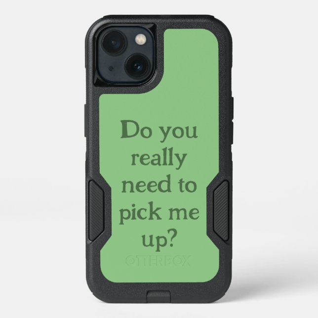 Digital Detox | No FOMO | Monochromatic Otterbox iPhone Case (Back)