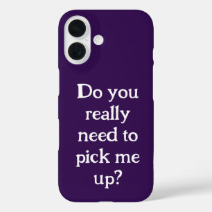 Digital Detox Phone Addiction Minimal iPhone 16 Case