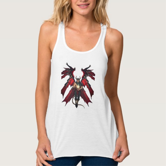 Digital Devil Angel: Esports Guardian Tank Top (Front)