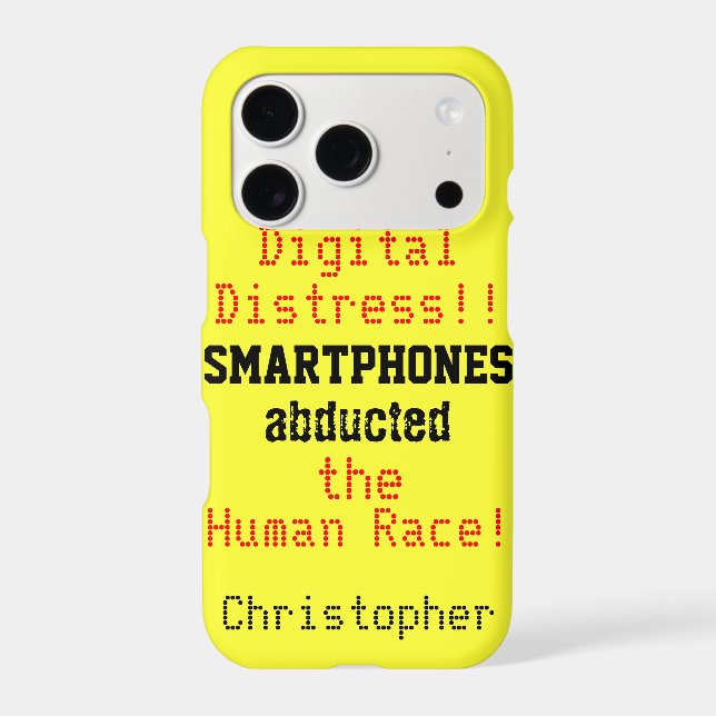 Digital Distress Humorous Quote Case-Mate iPhone Case (Back)