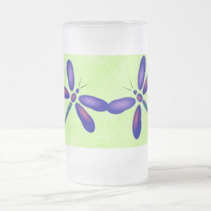 Digital Dragonfly Lime Summer Mug