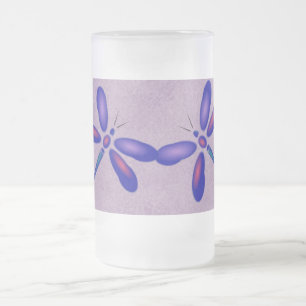 Digital Dragonfly Purple Summer Mug