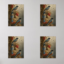 Digital drawing birds
