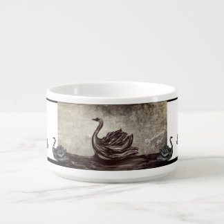 Digital drawing Swan Lake LS chili bowl