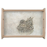 Digital Duck Art Serving Tray