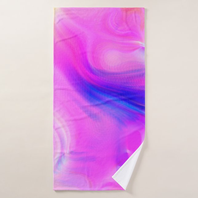 Digital effects. Multicolor abstract background. C Bath Towel (Bath Towel)