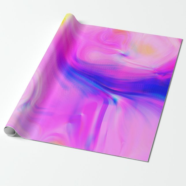 Digital effects. Multicolor abstract background. C Wrapping Paper (Unrolled)