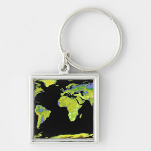 Digital elevation model of the continents on Ea Keychain