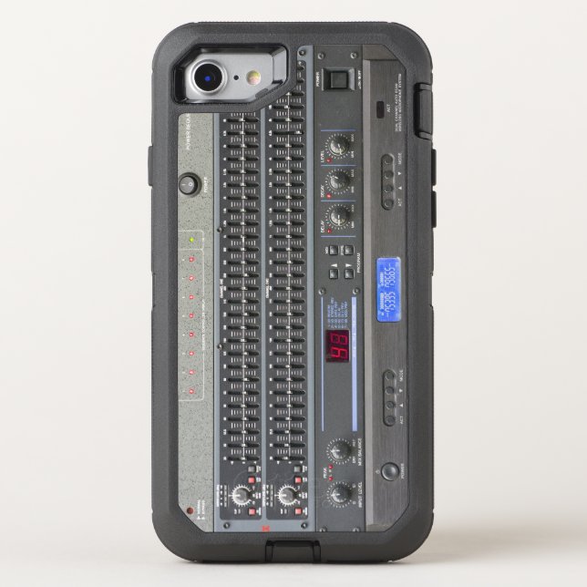 Digital equalizer otterbox iPhone case (Back)