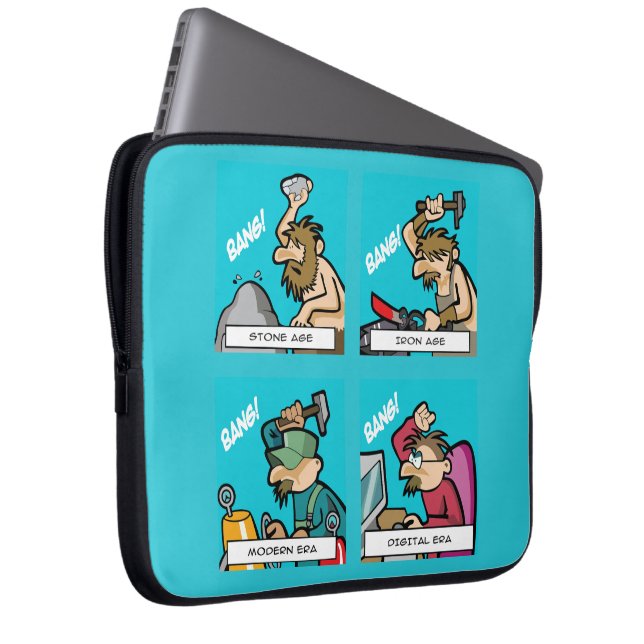 Digital Evolution 2 Laptop Sleeve (Front Right)