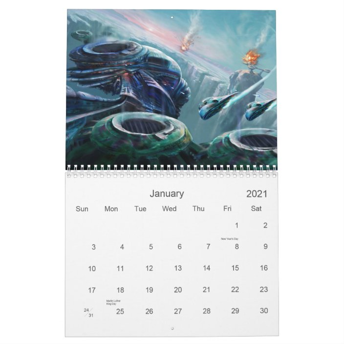 Digital Fantasy Collection Calendar | Zazzle.com