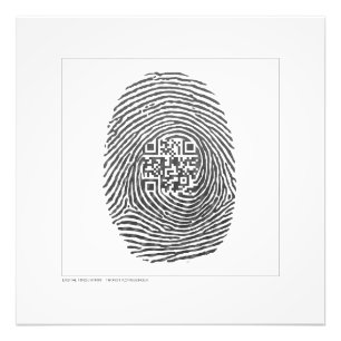 DIGITAL FINGERPRINT  PHOTO PRINT