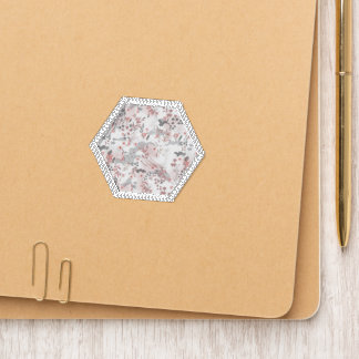 Digital Floral Pattern on Pastel Tones Patch