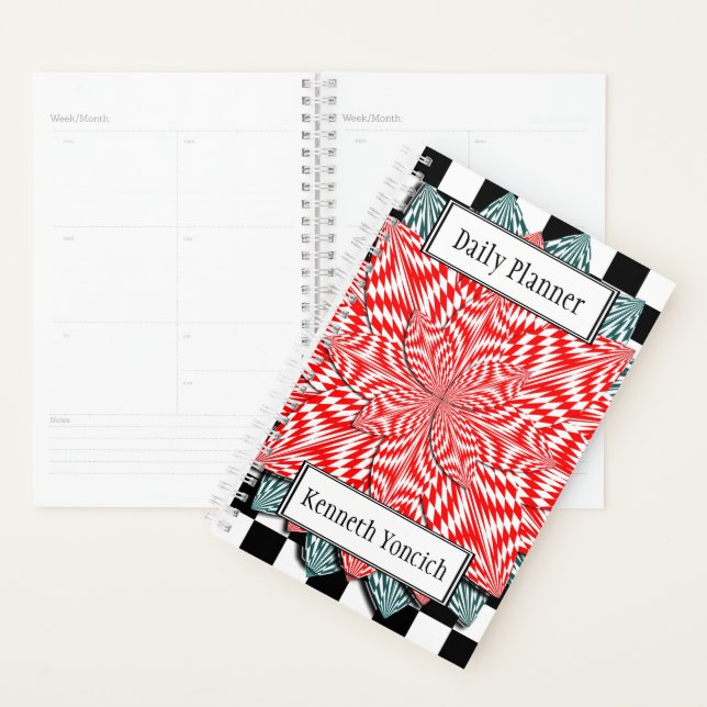 Digital Flower by Kenneth Yoncich Planner (Display)