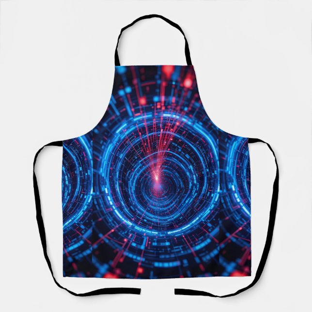 Digital Fortress: The Secure Stream Apron (Front)