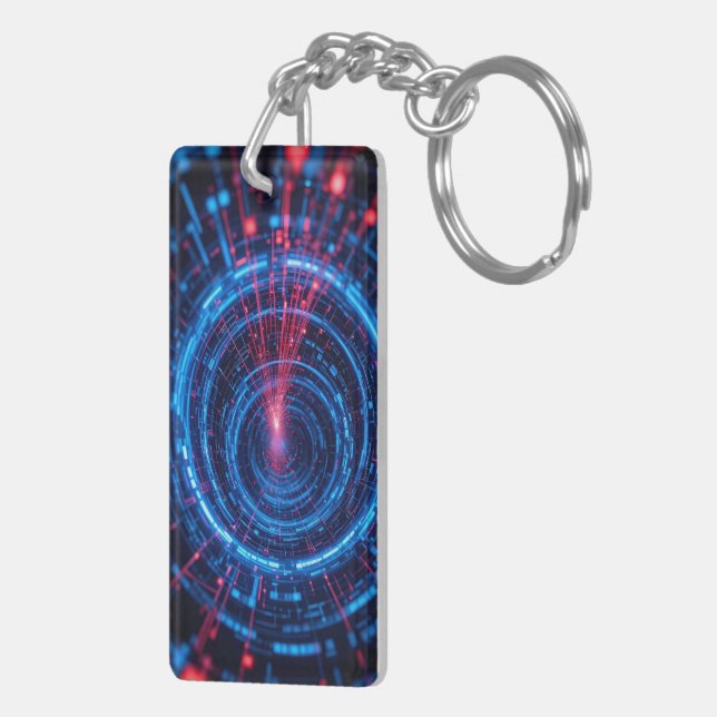 Digital Fortress: The Secure Stream Keychain (Back Right)