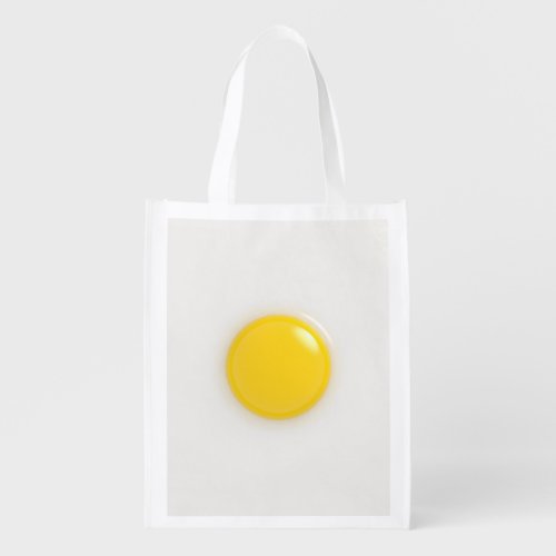 Digital Fried Egg Grocery Bag