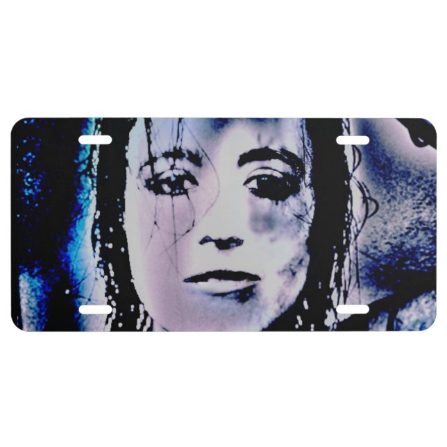 Digital Girl License Plate (Front)
