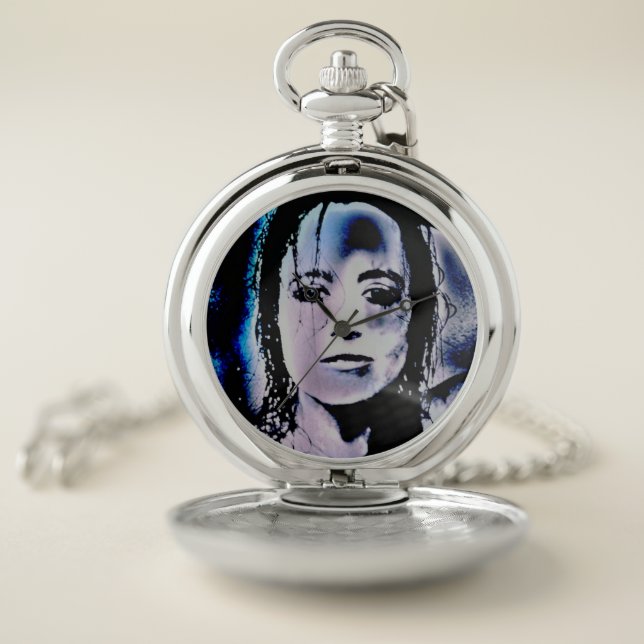 Digital Girl Pocket Watch (Inside)