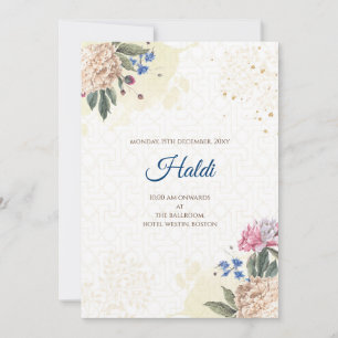 Digital Haldi invitation & Indian wedding card